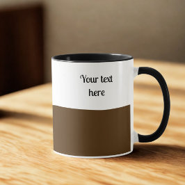 “Full of It” Mug – dark Roast Look – Add Your text マグカップ