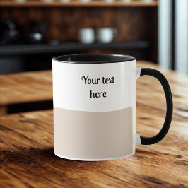 “Full of It” Mug – Earl grey Look – Add Your text マグカップ