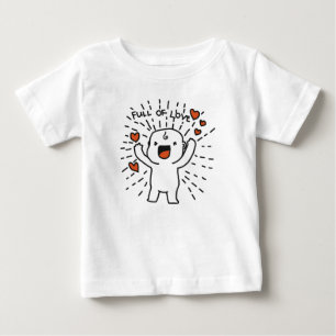 Full of Love Toddler Pullover Hoodie ベビーTシャツ