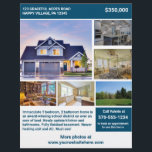 Full Page 2 Sided House For Sale Flyer with Photos チラシ<br><div class="desc">Looking to sell your home? Create a professional looking flyer to advertise your house listing to prospective buyers. This full sheet flyer is two sided and is ready to be customized with all of your listing details. There's spots for 6 photos of your home on the front and room on...</div>