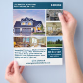 Full Page 2 Sided House For Sale Flyer with Photos チラシ (手)