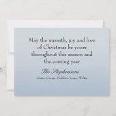 Full Photo 7x5 Christmas Card シーズンカード (裏面)