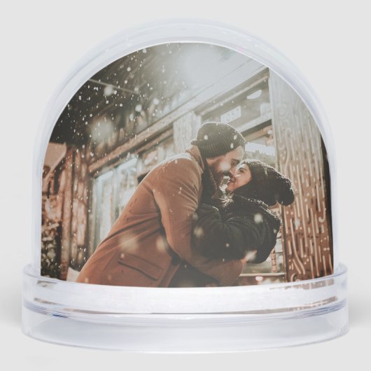 Full Photo Custom Christmas Greetings Elegant (正面)