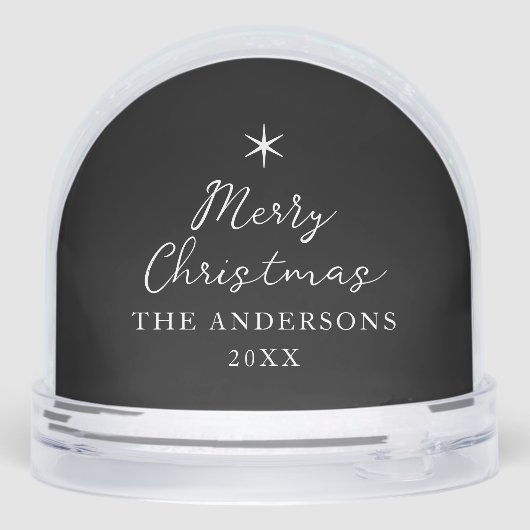 Full Photo Custom Christmas Greetings Elegant (裏面)