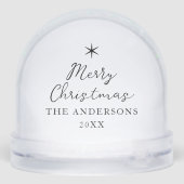 Full Photo Custom Christmas Greetings Elegant (裏面)