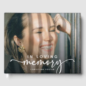 Full Photo In Loving Memory Remembrance ゲストブック (正面)