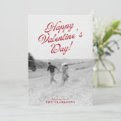 Full Photo Modern Valentine’s Day Card 招待状 (スタンド正面)