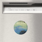 Full rainbow in Seurat style マグネット (インサイチュ (食洗機))