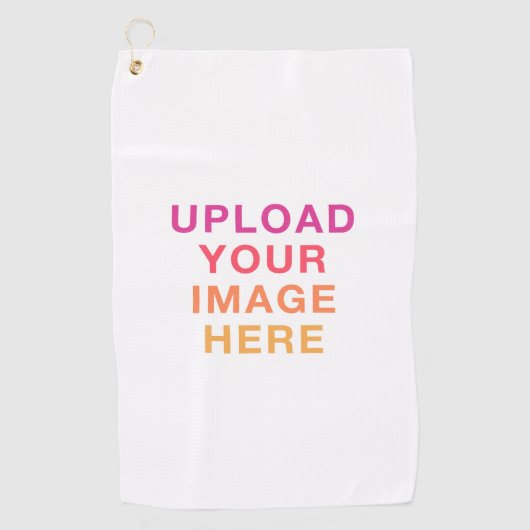 Full Size Image Blank White ゴルフタオル (正面)