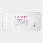 Full Size Image Logo Blank White デスクマット (キーボード&マウス)