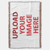 Full Size Photo Simple スローブランケット (正面縦)