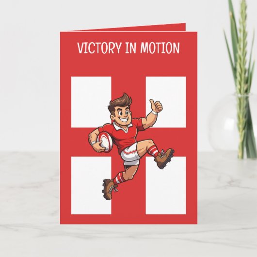 Full Sprint Victory Cheerful Rugby Hero カード (正面)