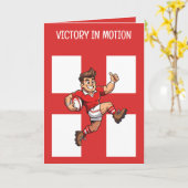 Full Sprint Victory Cheerful Rugby Hero カード (黄色い花)