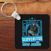 Full-Stack Developer Software Engineer Monkeyおもしろい キーホルダー (正面)