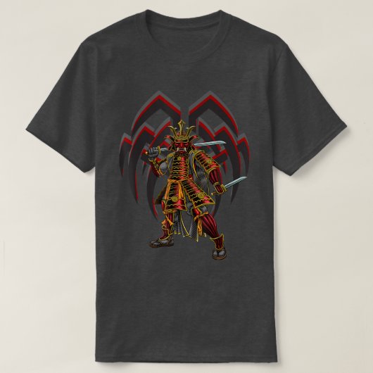 FULL SUITED SAMURAI JAPANESE WARRIOR Tシャツ (デザイン正面)