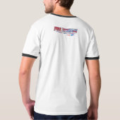 Full Throttle No Limits 愛国レーシングTシャツ | Tシャツ (裏面フル)