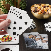 Full Vertical Photo - Script Custom Text Wedding  トランプ (インサイチュ)