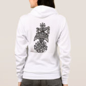 Full-Zipフード付きスウェットシャツ パーカ (裏面)