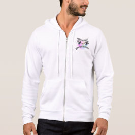 Full-Zip Hoodie : None of Yours (white) パーカ