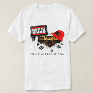 FULLBLASTの無線の古い学校のロゴのワイシャツ Tシャツ