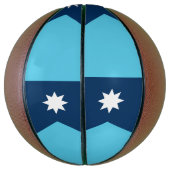 Fullsize Basketball with Flag of Minnesota, USA バスケットボール (縦)