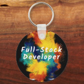 FullStack開発者キーチェーン キーホルダー (裏面)
