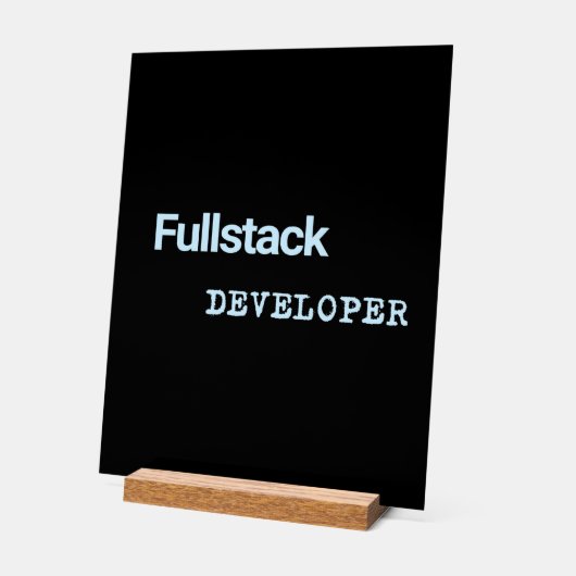 Fullstack Dev Banners アクリルサイン (傾斜)