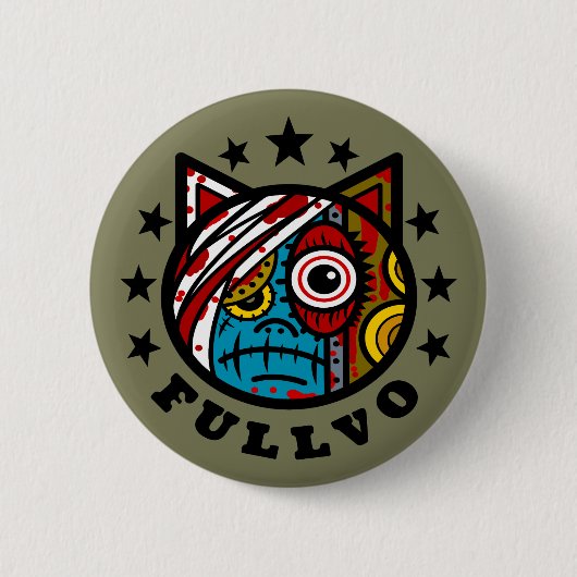 FULLVO Button badges 缶バッジ (正面)