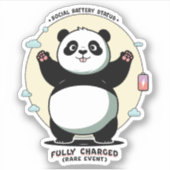 Fully Charged Rare Event – Social Battery シール (正面)