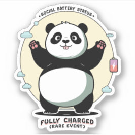 Fully Charged Rare Event – Social Battery シール