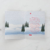 Fully Custom 3 Photo Traditional Folded Xmas Card サンキューカード (内部)
