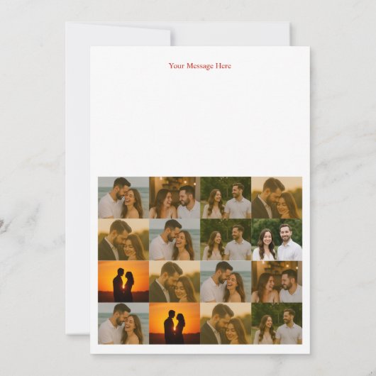 Fully Custom 6 Month Anniversary Card for Couple (裏面)