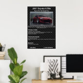 Fully custom Car Show Spec Board ポスター (ホームオフィス)