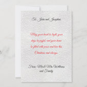 Fully Customisable 2 Photo Traditional Xmas Card (裏面)