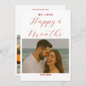 Fully Customizable Anniversary Card for Couple (正面/裏面)