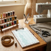 Fully Customizable Body Measurements Chart Notepad ポストイット