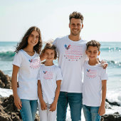 Fully Customizable Patriotic 4th of July Design Tシャツ