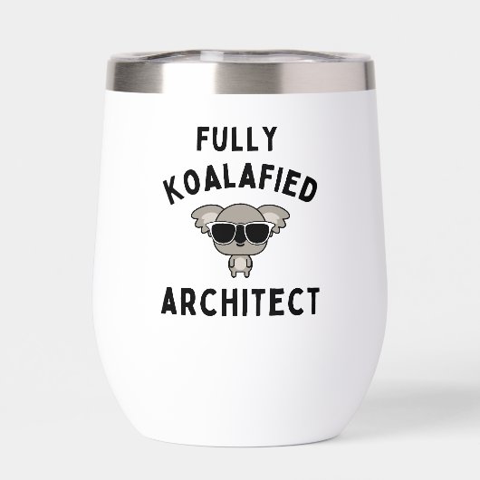Fully Koalafied Architect Koala Cartoon Sunglasses (背面)