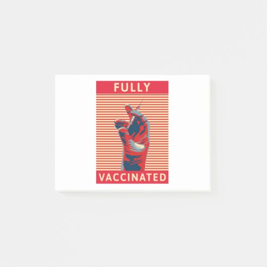 Fully Vaccinated ポストイット (正面)