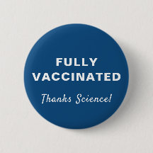 Fully Vaccinated Thanks Science Blue