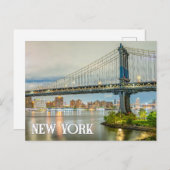 Fulton Ferry Landing, New York, USA ポストカード (正面/裏面)