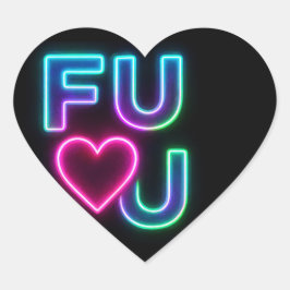 FULU Heart Shaped Sticker ハートシール