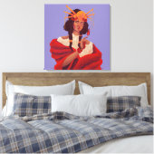 Fumadora de Jazmín キャンバスプリント (インサイチュ (寝室))