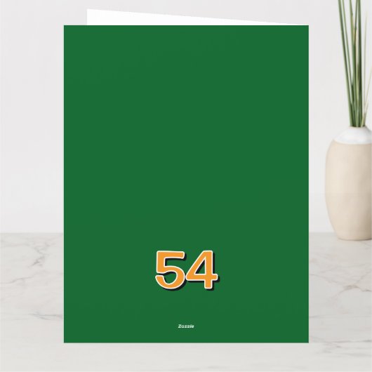 Fun 54th Birthday card | The man myth legend カード (裏面)