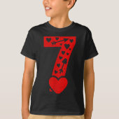 Fun 67 Number 6-7 6 7 Matching Valentine Six Seven Tシャツ (正面)