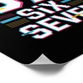 Fun 6 7 Six Seven Meme  ポスター (角)