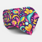 Fun 90s style tiled pattern  ネクタイ (ロール)