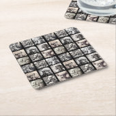 Fun 9 Photo Collage Pictures スクエアペーパーコースター (アングル)