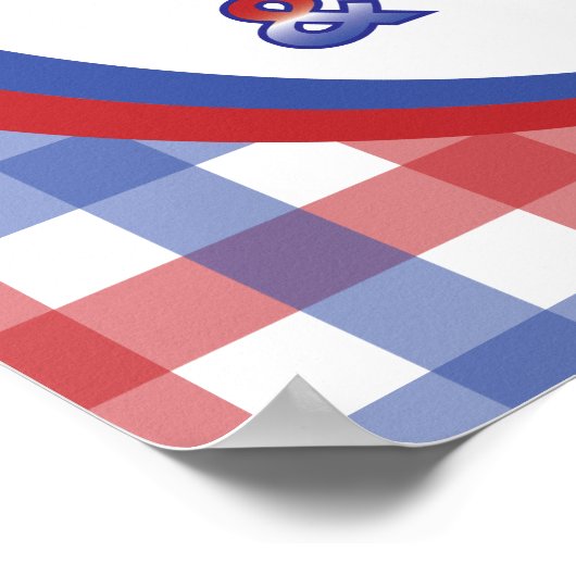 Fun American as Baseball & Apple Pie  ポスター (角)