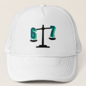 Fun and Catchy "6-7"  キャップ (正面)